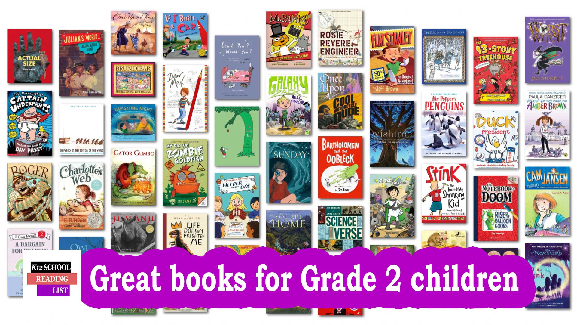 Great books for Grade 2 children aged 7-8