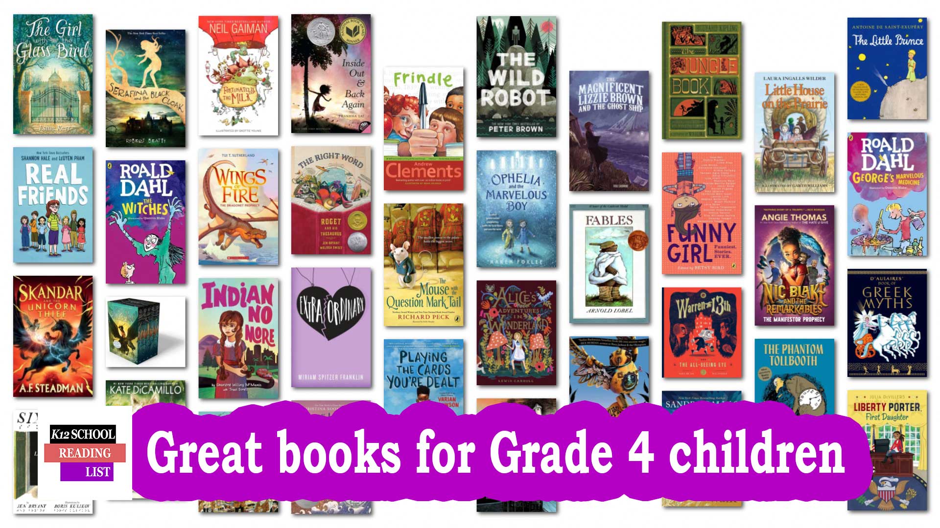 Great books for Grade 4 children aged 9-10